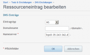 DNS_Hostname_Ressourceneintrag bearbeiten