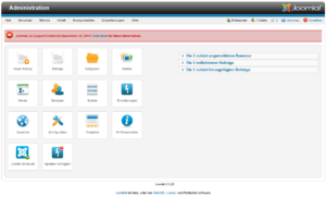 Joomla - Kontrollzentrum