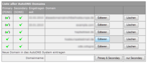 Liste der AutoDNS Domains