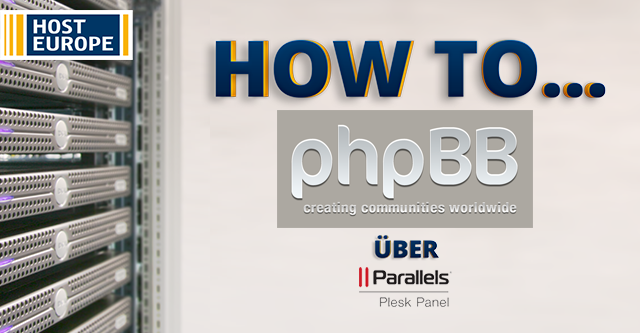 HowTo install phpBB using Plesk