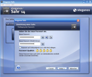 Abbildung - Steganos Safe-einrichten_Passwort