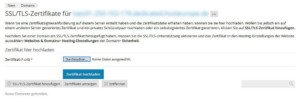 Abbildung _ Plesk - SSL-Zertifikat hochladen