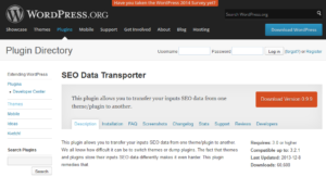 SEO Data Transporter