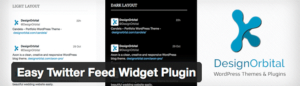 Abbildung - Easy Twitter Feed Widget Plug-In