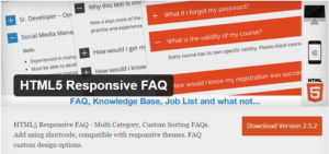 Abbildung - HTML Responsive FAQ Plug-In