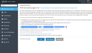 Abbildung08_PHP-EinstellungenFuerDomain