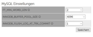 Abbildung - MySQL-Einstellungen_individuell