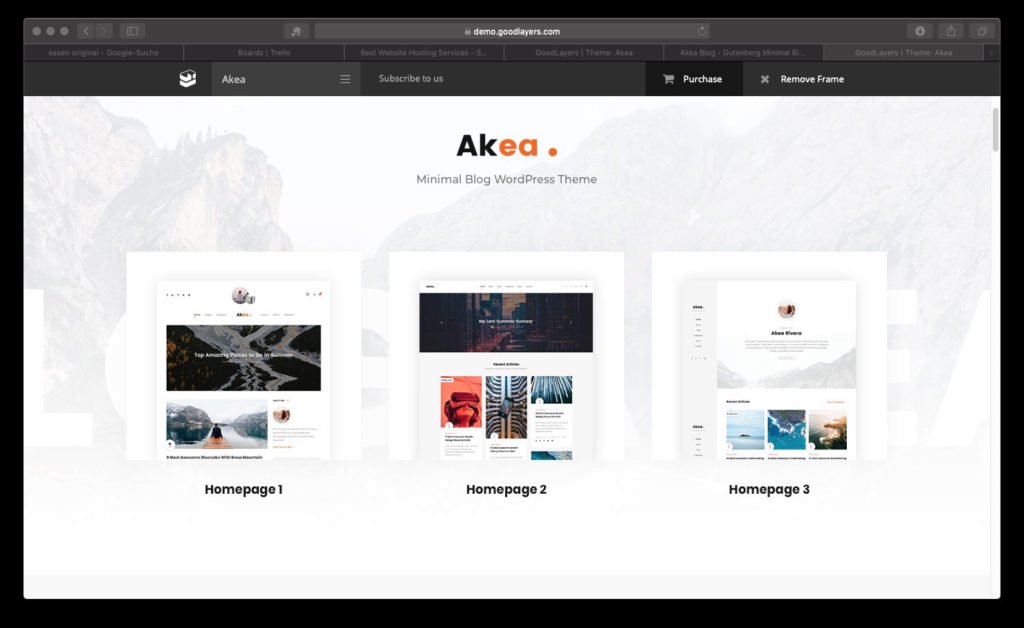 Abbildung - Akea Theme