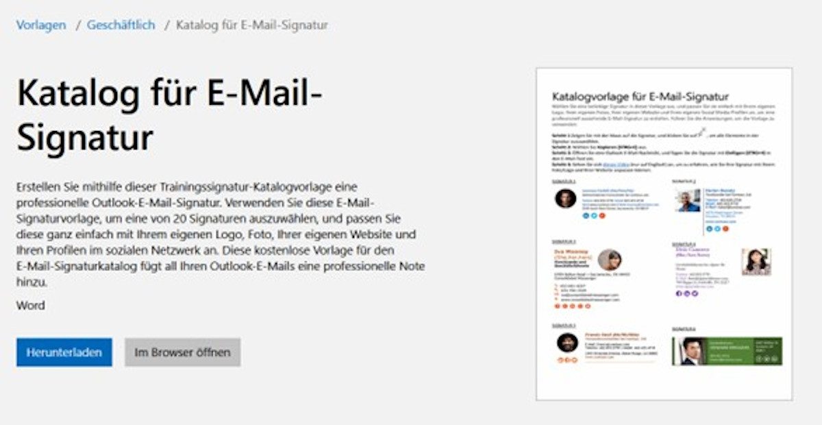 Abbildung - Wie kann ich eine E-Mail-Signatur in Outlook erstellen