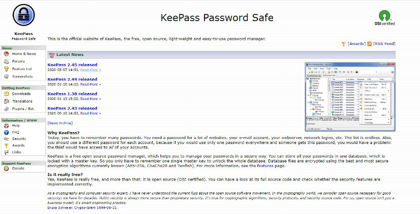 Abbildung - Passwort-Manager KeePass