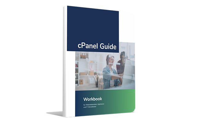 Abbildung – Der cPanel-Guide von Host Europe zum kostenlosen Download