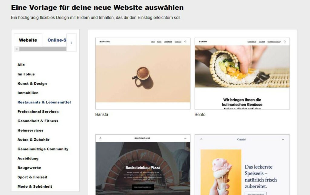 WordPress-Installation - Abbildung 1: Vorschläge für das passende Design