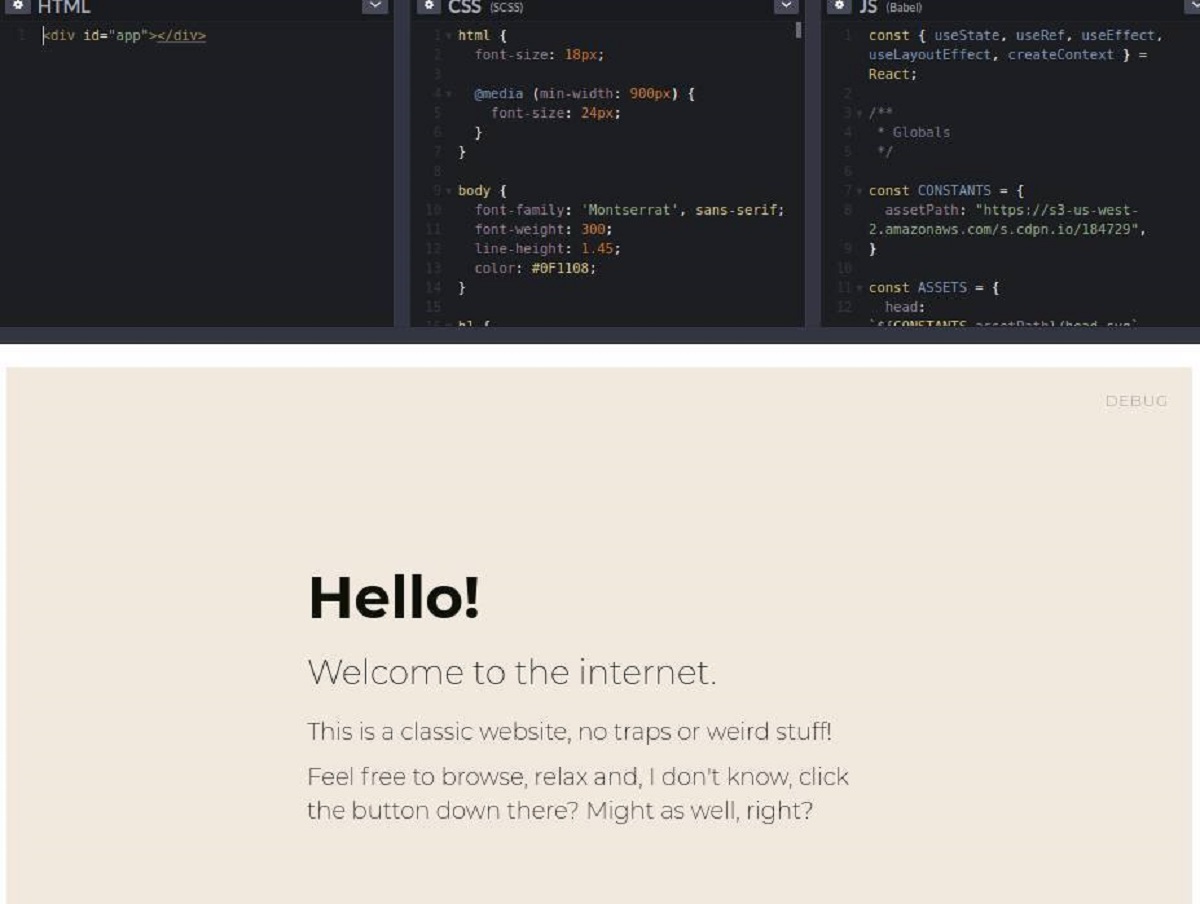 Abbildung: Erstaunlich, was Könner mit HTML und JavaScript anstellen. 