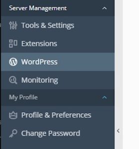 Abbildung 1 - WordPress installieren mit dem Plesk WP Toolkit