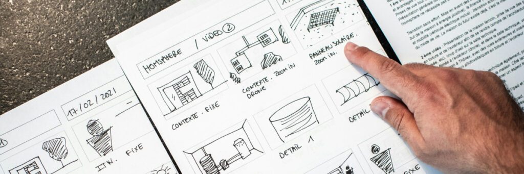 Titemotiv des Blogartikels zum Thema: Storyboard: Der Schlüssel zur erfolgreichen Visualisierung kreativer Projekte